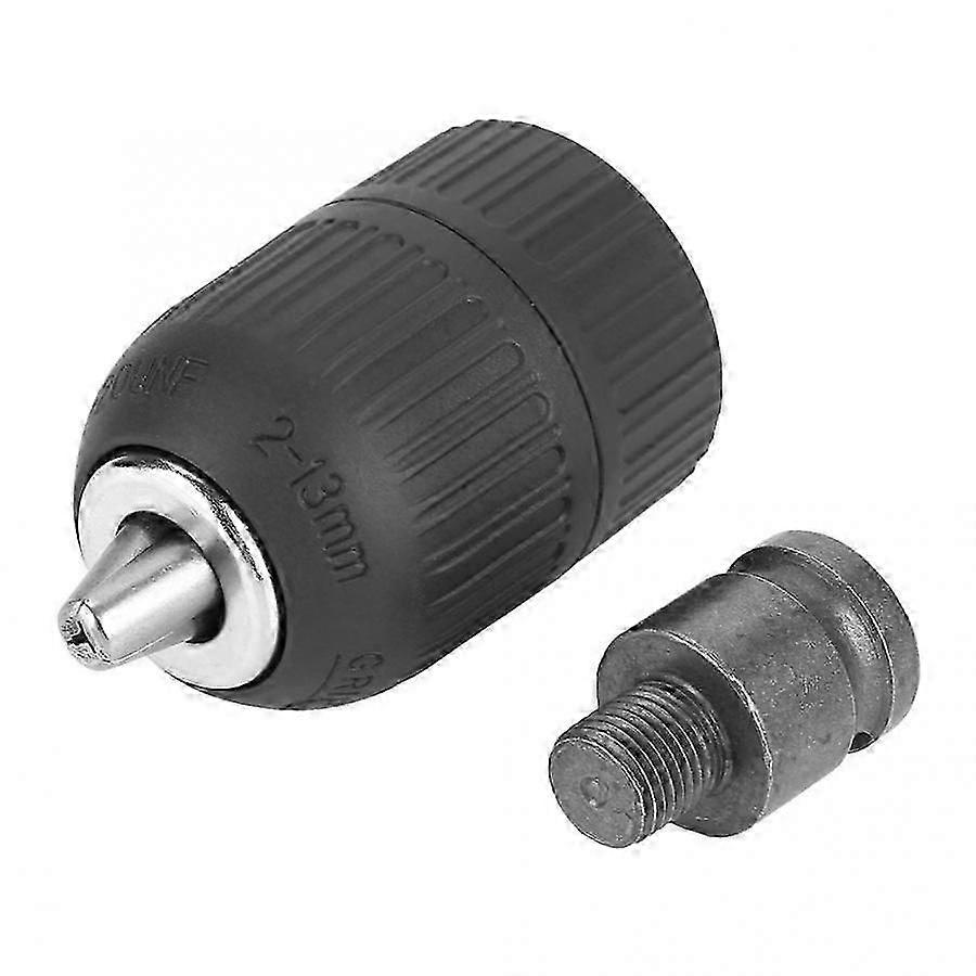 2025 New 2-13mm Keyless Drill Chuck 1/2"-20unf With 1/2 Chuck Adaptor For Impact Wrench
