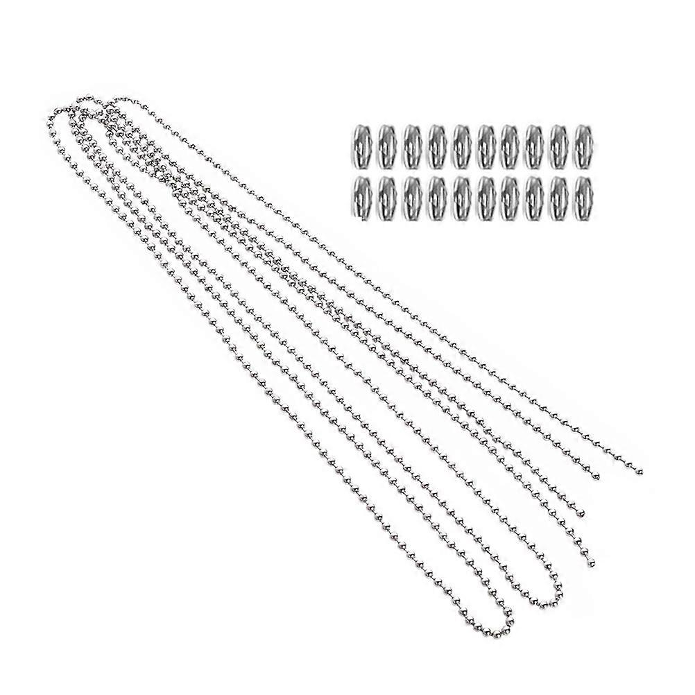 Light Cord Pull String Ceiling Fan Control Wall Bedroom Silver 40X0.3X0.3cm Light Switch 2Pcs