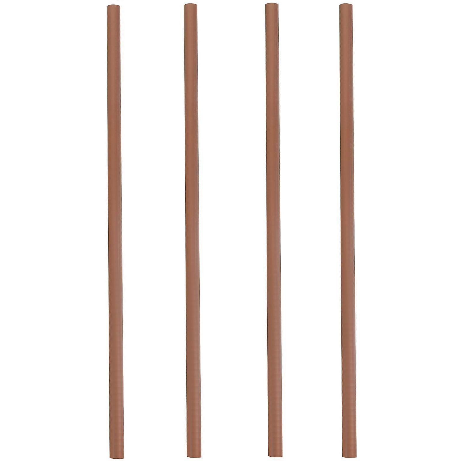 Metal Rods Copper Round Rods Diy Enthusiasts Dark Brown 25X0.8cm Model Building