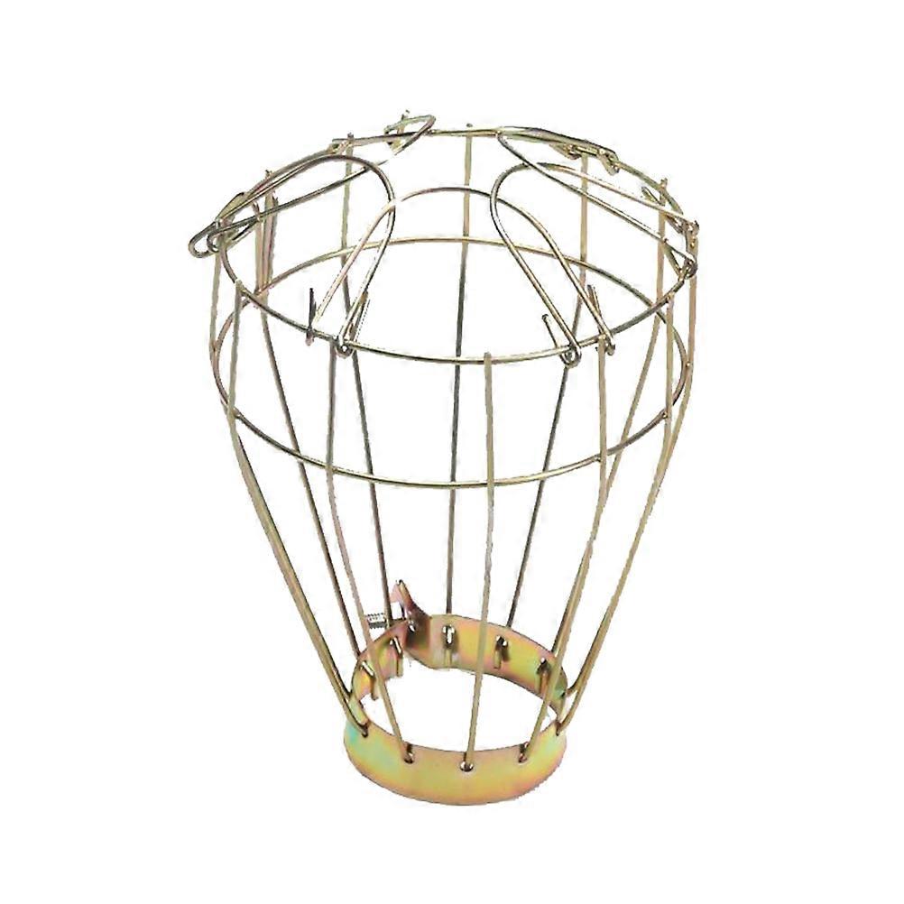 Reptile Lamp Cover Vintage Iron Heat Protection Safety Guard Cylindrical Universal Design 1Set