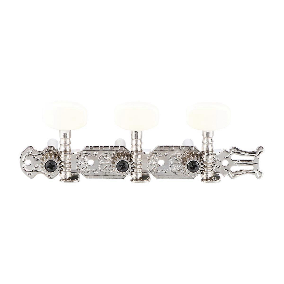 Left Handed Classical Guitar Tuning Peg Knob Durable Metal Resin Design for Acoustic Guitars, Ideal for Quality Minded Musicians