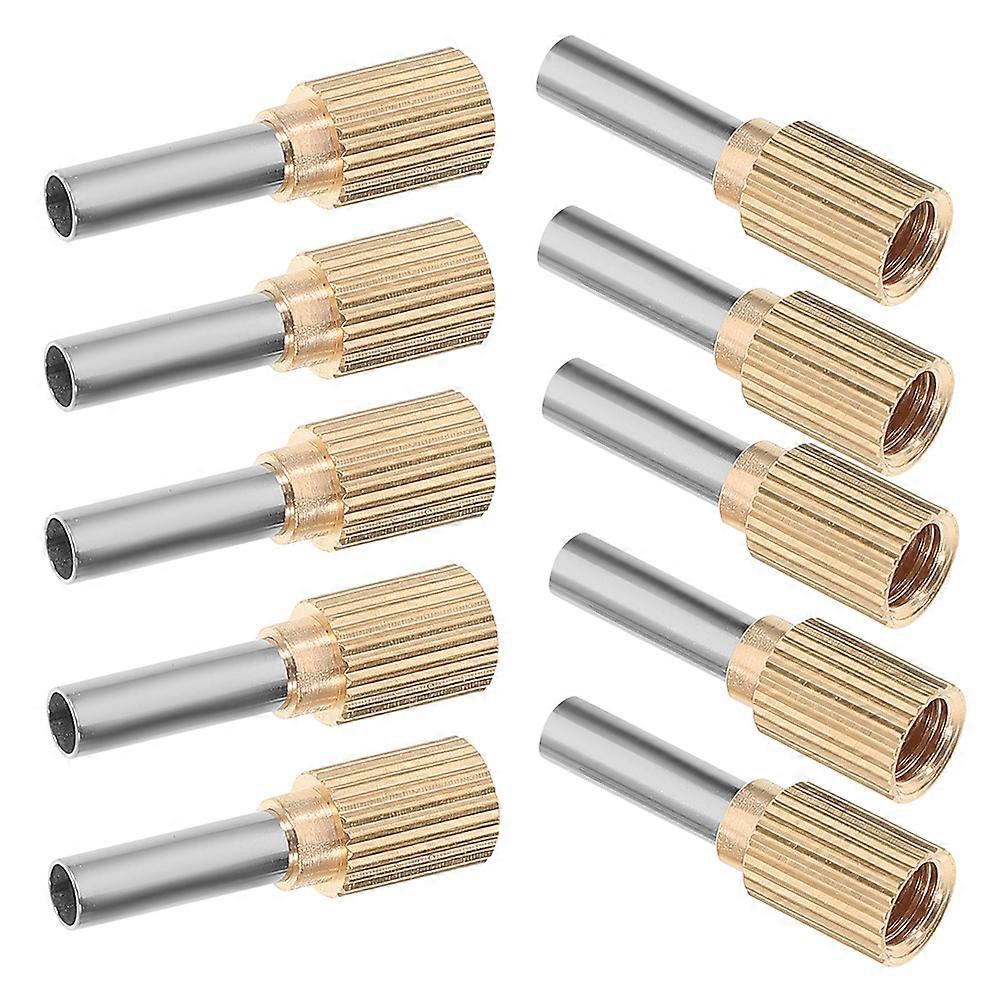 Caulking Nozzle Accessories Stainless Steel Sealant Application Grout Jobs 2.50X0.70X0.70cm Pointed Tip 10Pcs