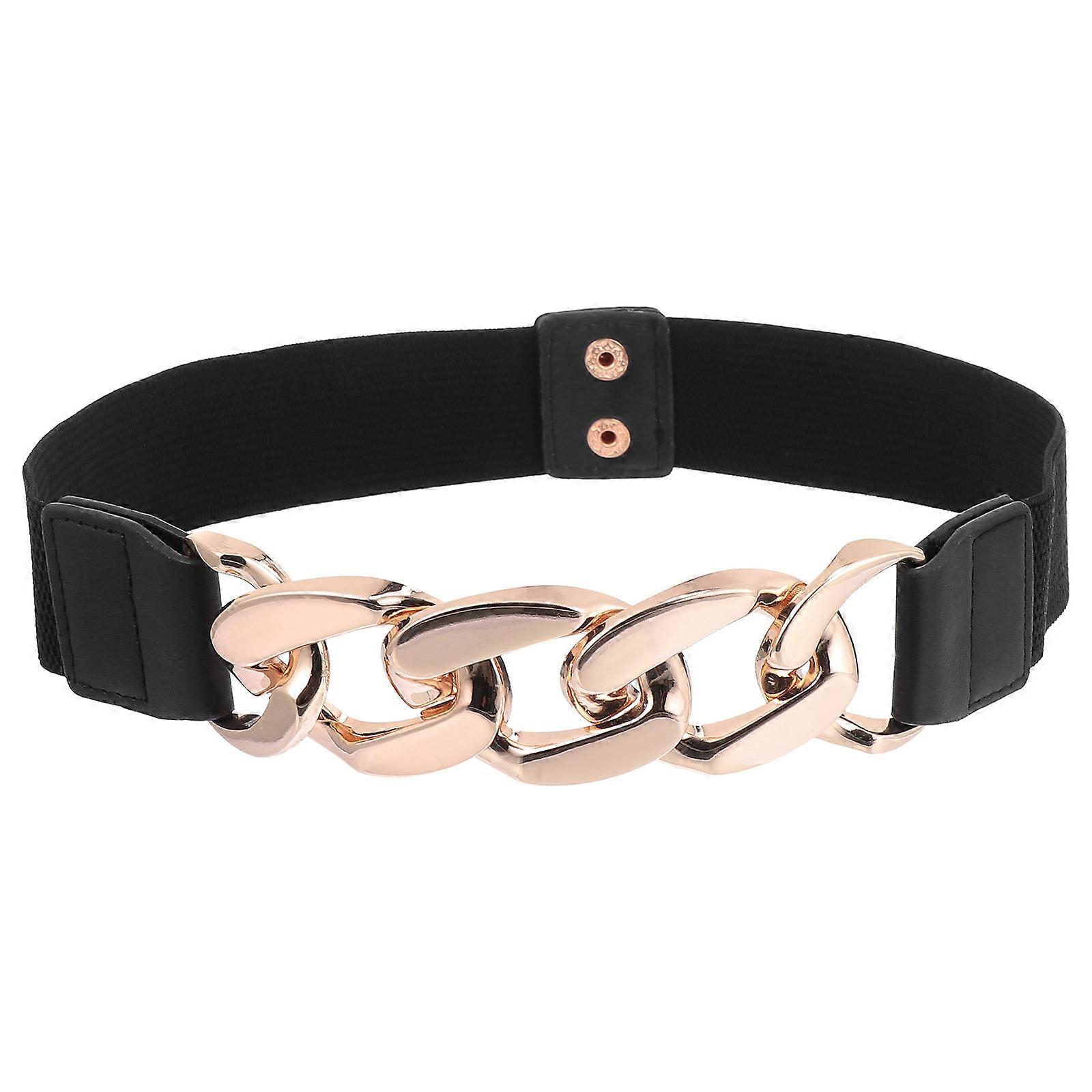 Elastic Waist Belt for Women with Alloy Studs Adjustable and Durable 1pc