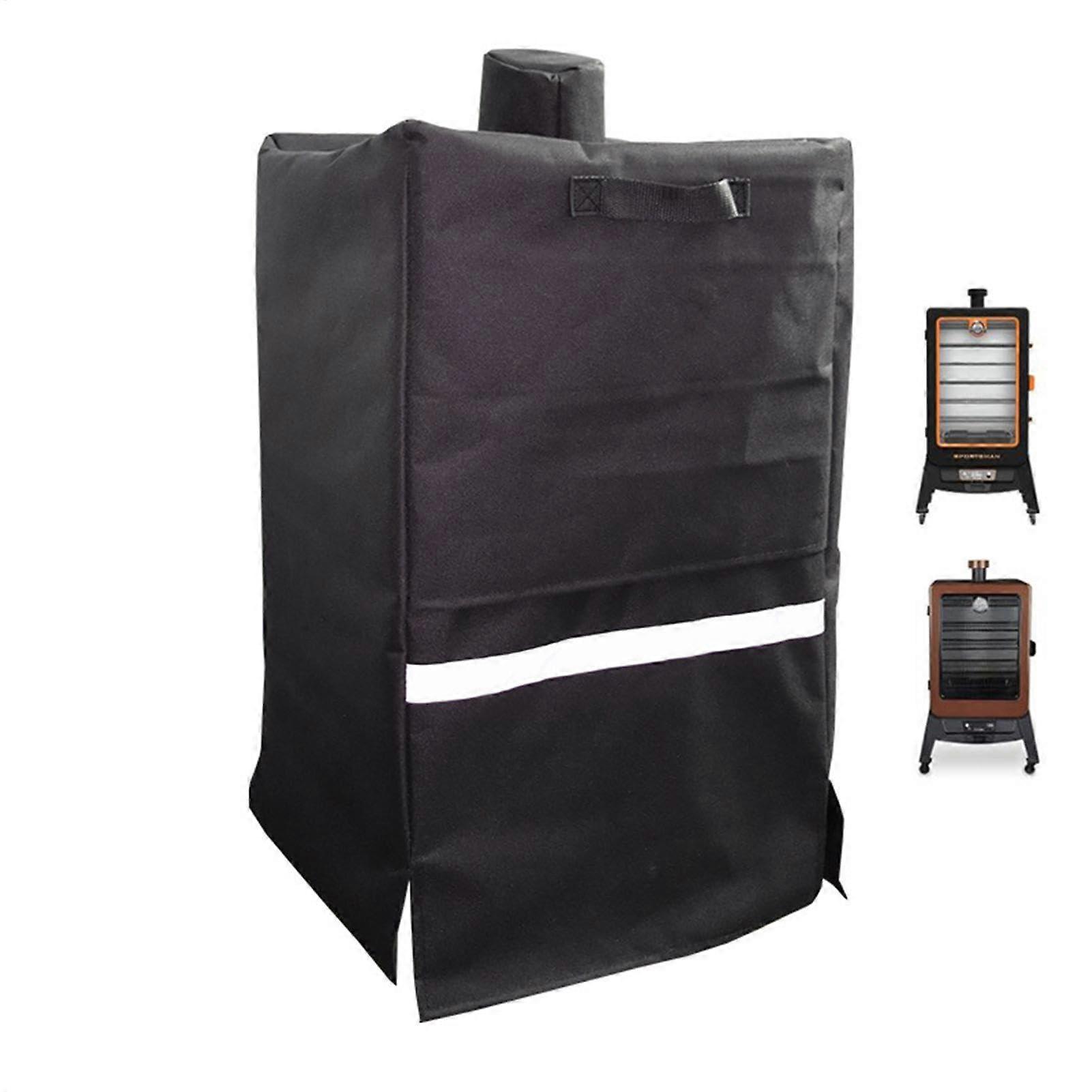 Vertical Smoker Cover for Outdoor Grills - Heavy-Duty Waterproof Barbecue Protector, Fade Resistant for Patio Use