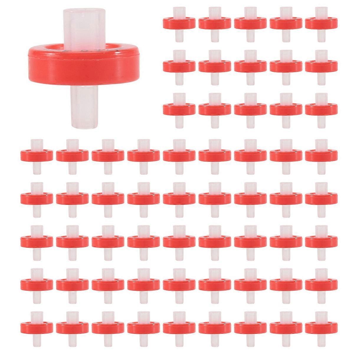 100 PCS Syringe Filter PTFE, Syringe Lab Filter Membrane Diameter, 0.22μM Pore Size, HPLC