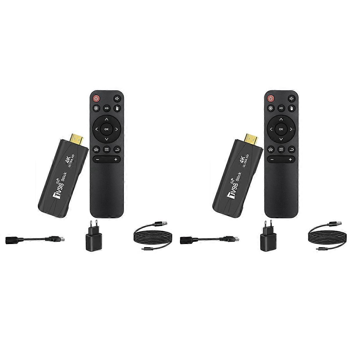 TV98 2G+16G Android12.1 2.4G 5G WiFi Android Smart TV BOX 4K 60Fps Set Top Box