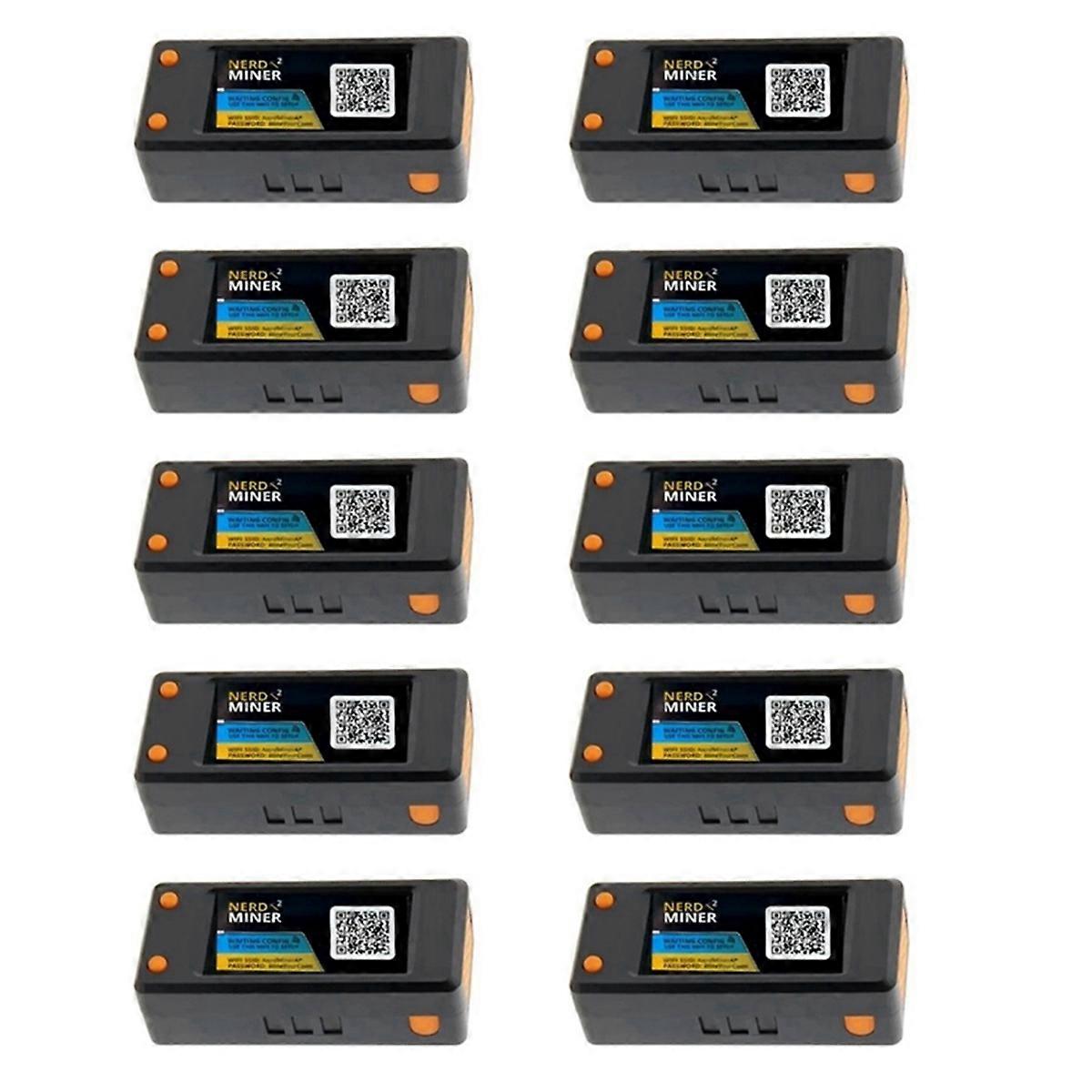 10X Bitcoin Nerd Miner V2.0 T-Display-S3 BTC Crypto Solo Lottery Nerdminer Miner Écran LCD 78KH/S