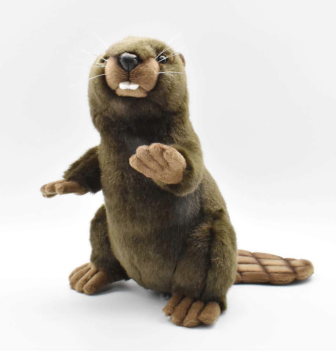 Hansa Upright Beaver Plush 12"