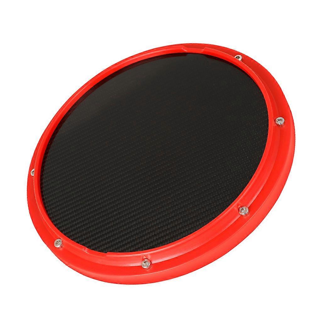 Beginner-friendly Drum Pad for Drum Set Beginners Red Color 30.5X30.5X4CM 1Pack