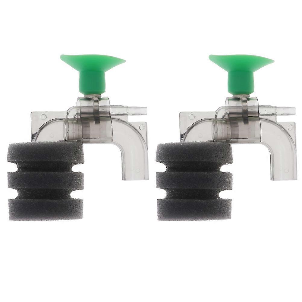 Shrimp Filter Mini Aquarium Sponge Filters For Home Fish Tank Use 8X8cm Filtration 2Set