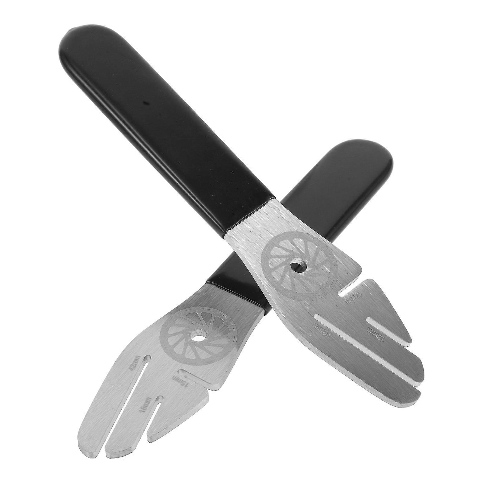 Bike Disc Rotor Truing Wrench Alignment Adjustment Plastic Material Repair Technicians 2Pack