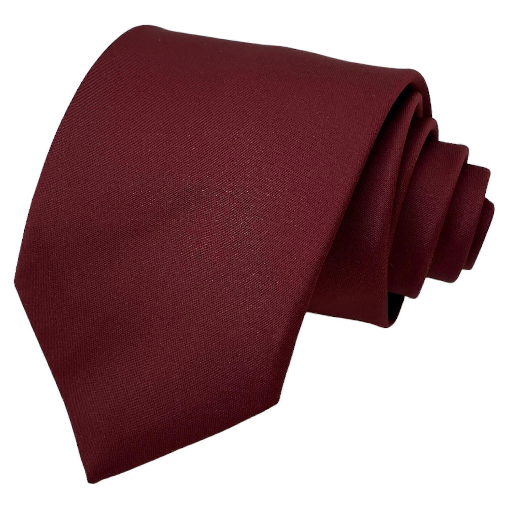 Solid Color Micro Pattern Necktie for Business with 3.15 Inches Width