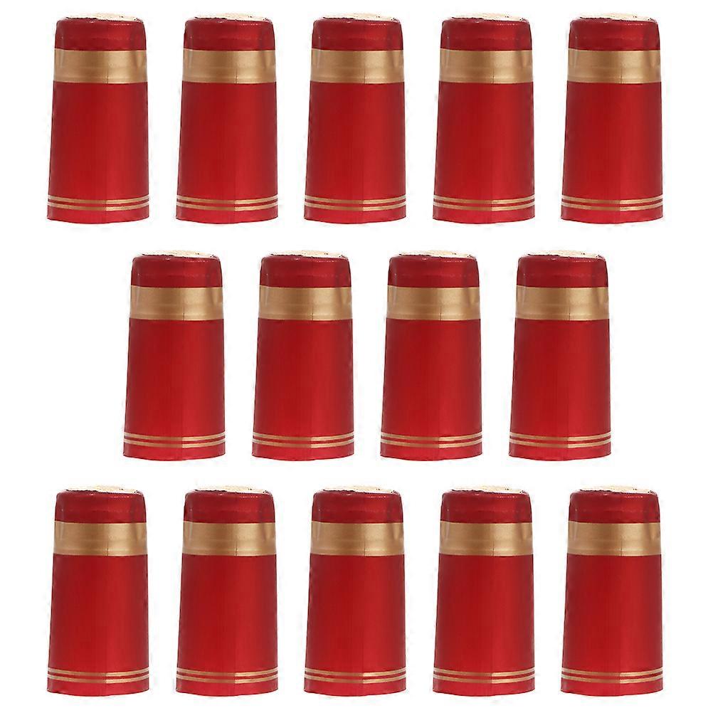 Bottle Heat Shrink Sleeves PVC Shrink Capsules For Bottle Sealing Decoration 150Pack