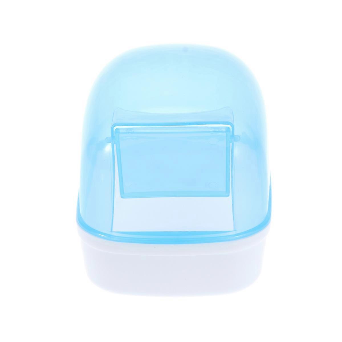 Durable Plastic Hamster Bathhouse for Small Animals – Cute Design Bathtub for Hamsters, Gerbils, and Mice