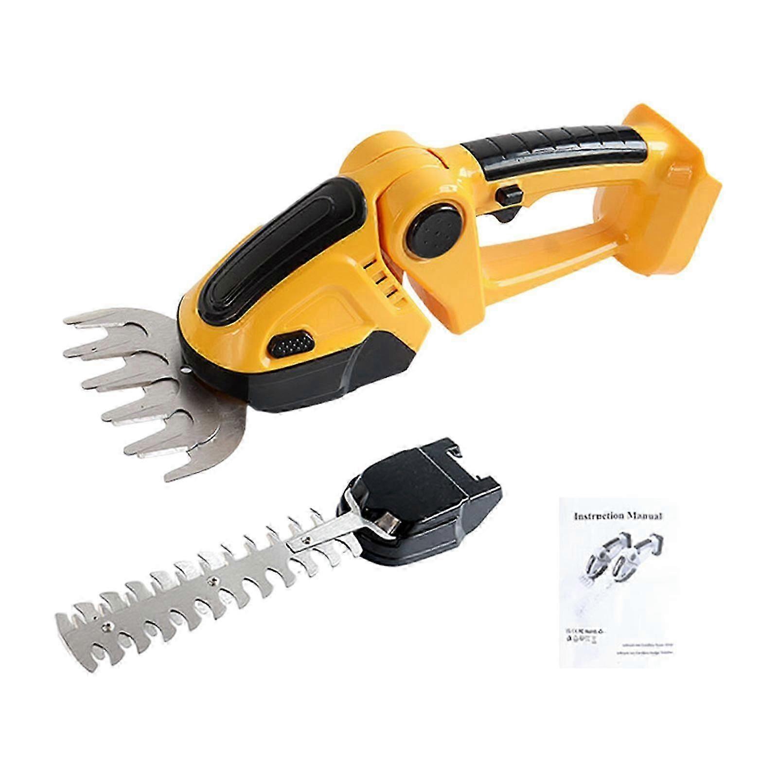 Cordless Hedge Trimmer Household Multipurpose Lawn Rechargeable Bush Trimmer Style A
