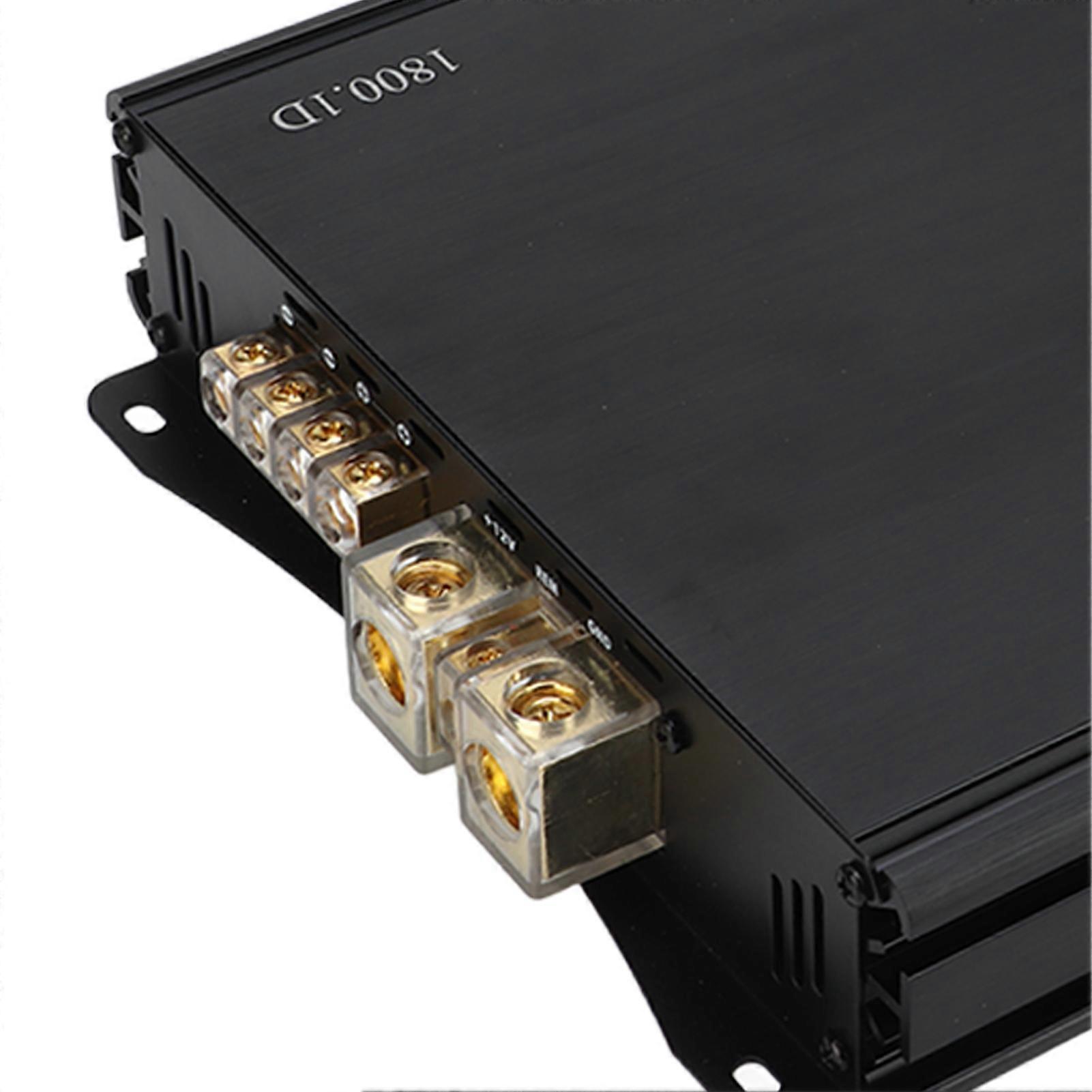 Car o Amplificator de putere 90dB 10Hz-30KHz Amplificator monobloc Protecție multiplă Argintiu Universal