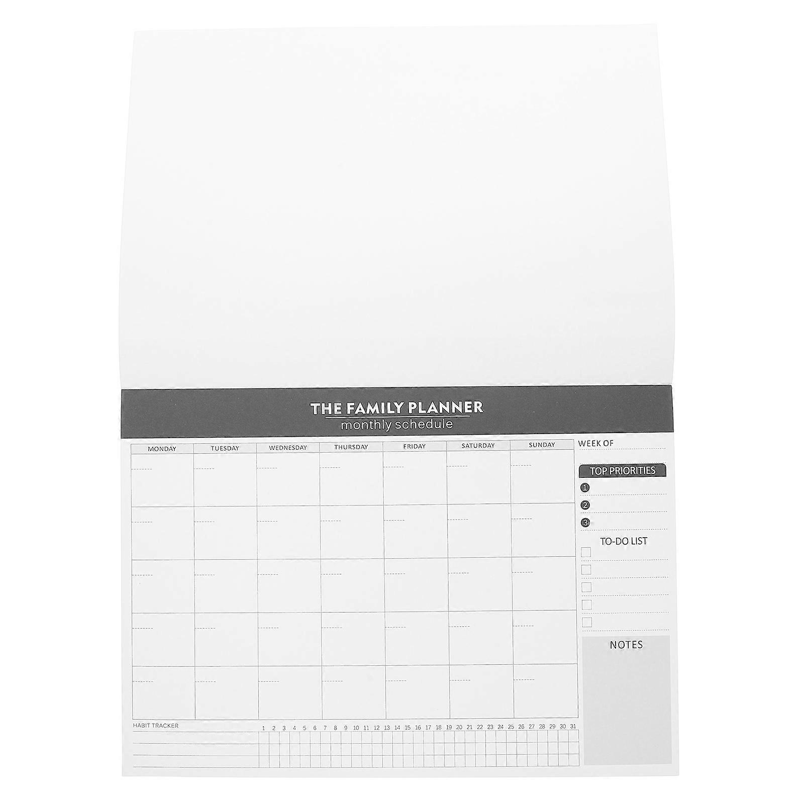 Time Management Monthly Planner Information Recording Monthly Planning Work Organization Personal Use Users 1Set