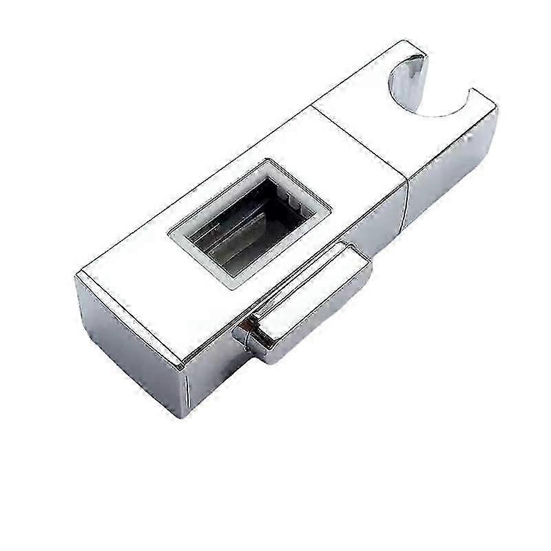 Udskiftning Håndbruser Beslag Firkantet Justerbar Håndbruser Beslag 30x18mm Håndsprøjteholder Til Slide Bar Forkromet