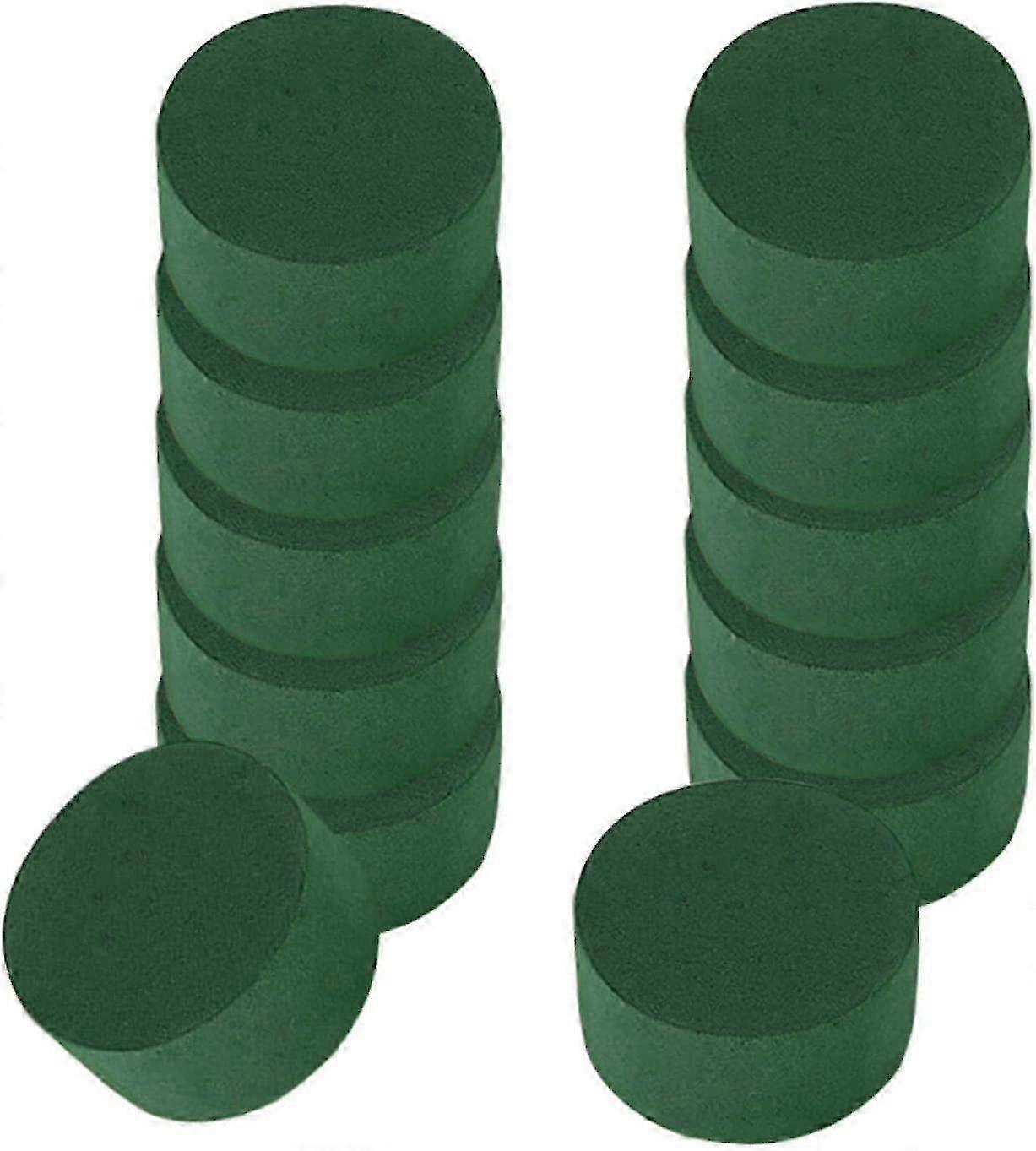 Yapay Çiçekler ve Taze Çiçekler için 12'li Paket Köpük Çiçek Köpüğü, Yuvarlak Çiçek Aranjman Kiti (8 * 4cm)