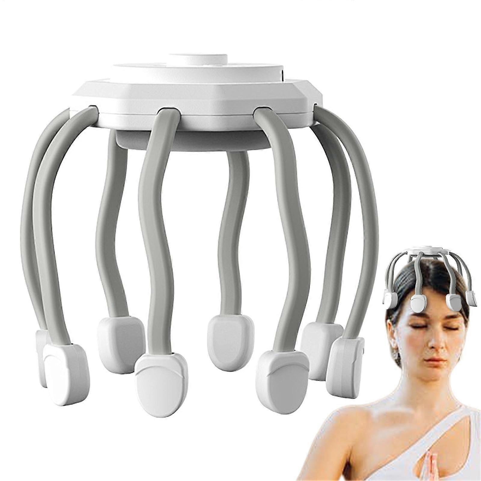 Electric Scalp Massager – Vibrating Head Massager for Pressure Relief, Stress Reduction
