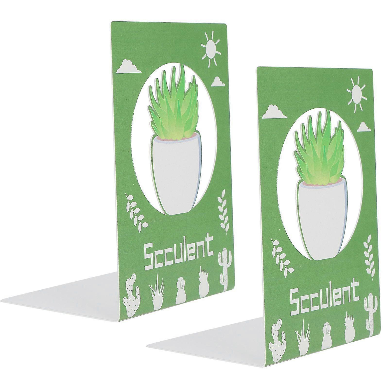 2025最新モデル2Pcsメタルブックエンド滑り止め安定ブックストッパーサポート