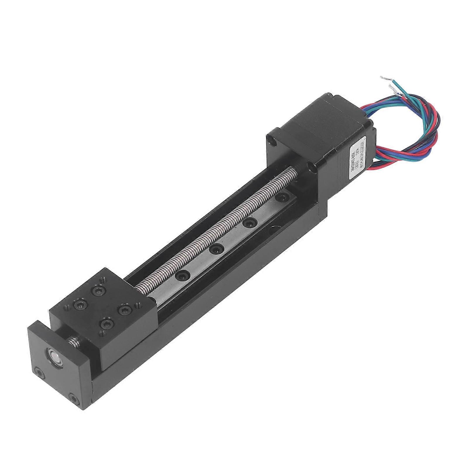 100mm Stroke Slide Table 28 Stepper Motor High Accuracy Single Rail Linear Motion Stage X Y Z Axes