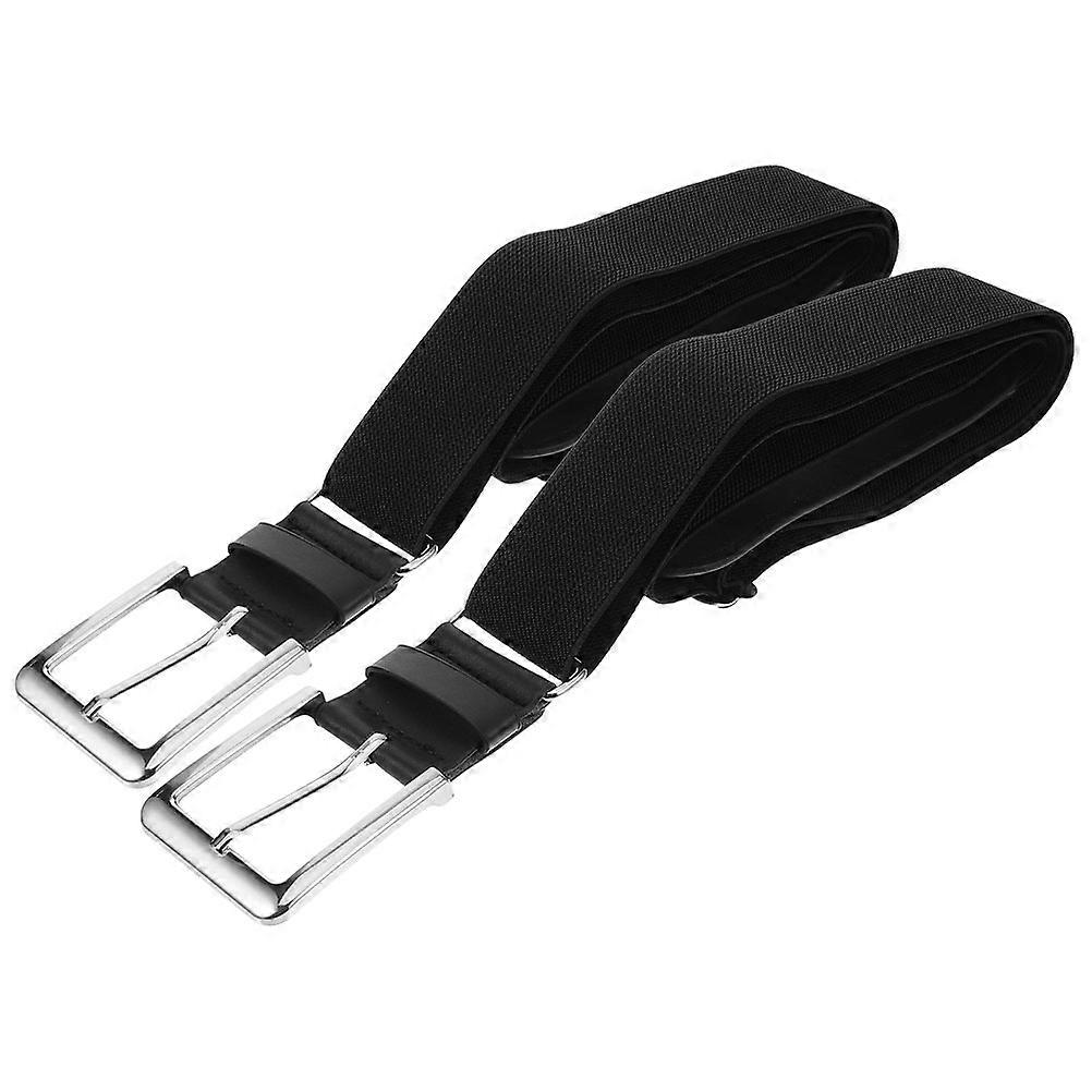 Baseball Belts For Men Women Iron Material Rectangular Shape Simple Style Versatile 2Pcs