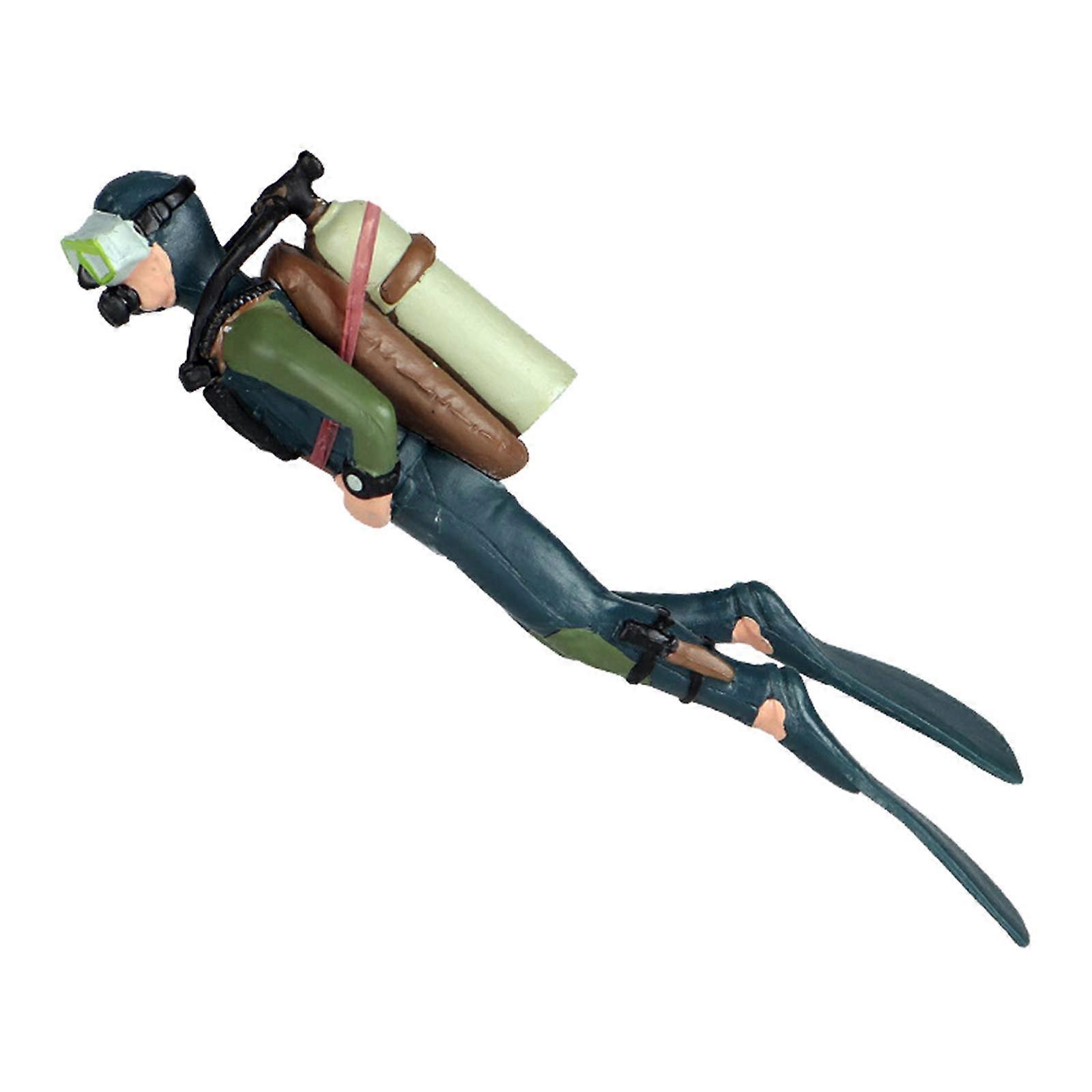 Diver Figure Diving Model Aquarium Decor Action Figures, Style 1