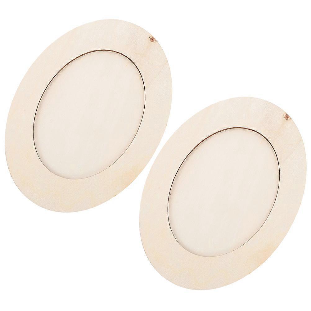 Unfinished Photo Frame Diy Blank Picture Frames Handmade Painting Decoration Cultivate Imagination and Creativity Ivory 17.00X12.50X0.70cm 2Pcs