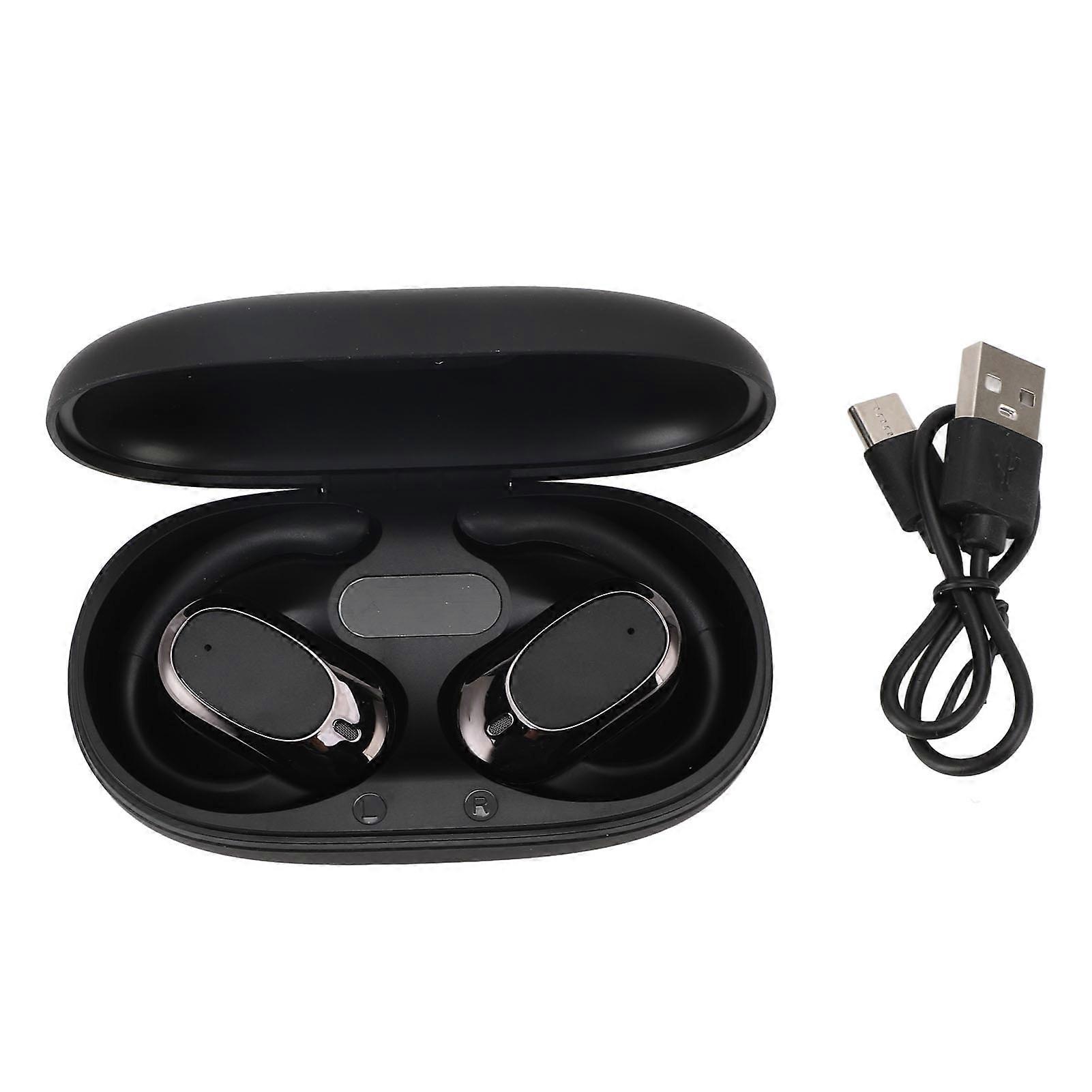 Language Translator Earbuds - 144 Languages, Real-Time Bluetooth, Noise Cancelling, Black