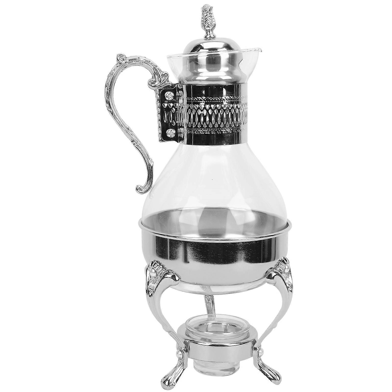Coffee Serving Pot European Style Glass Material 14.6×5.9×5.9in 1Pack