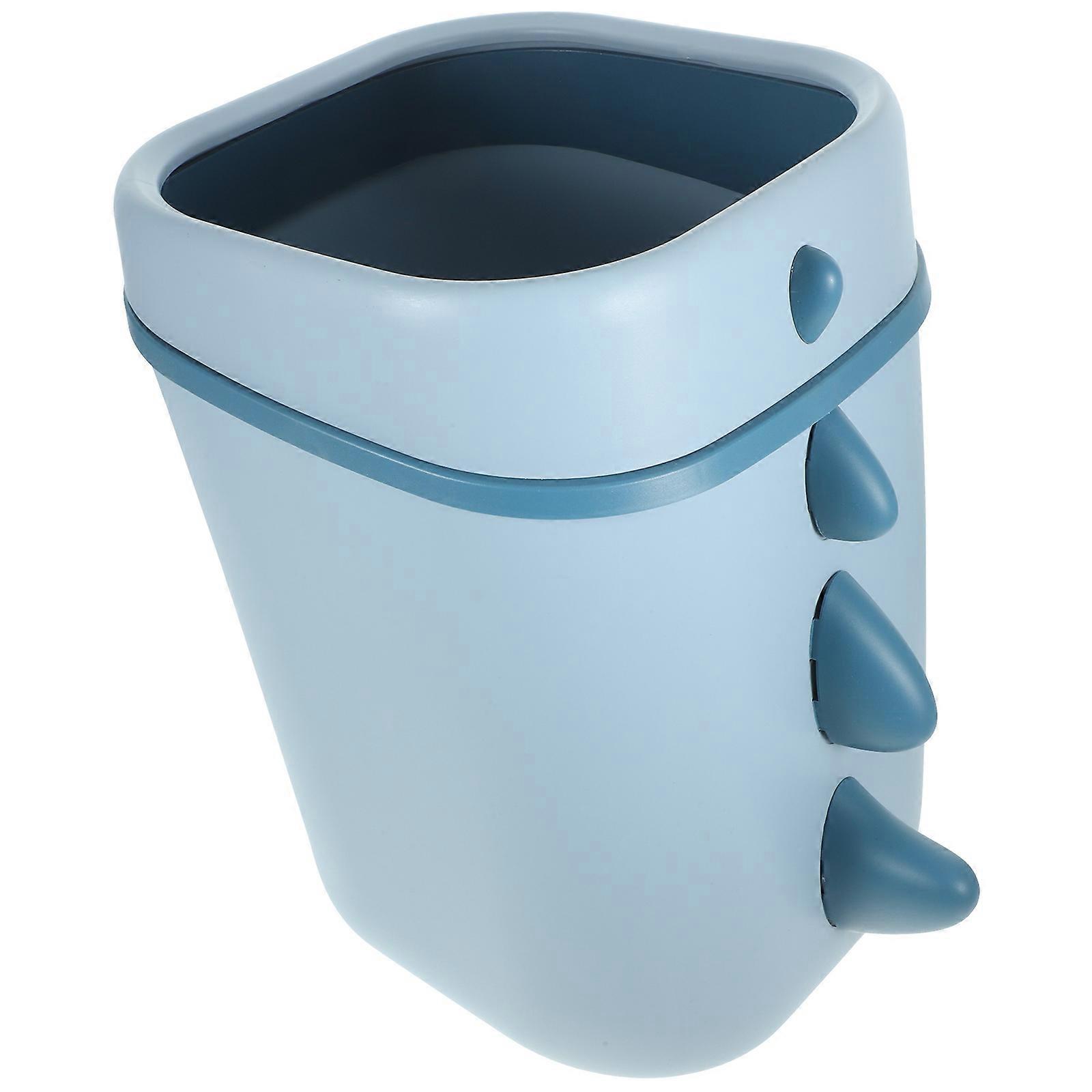 Cute Garbage Can Dinosaur Trashcans For Bedroom Cartoon Garbage Bin Large Capacity Design Secure Trash Bags 1Pcs