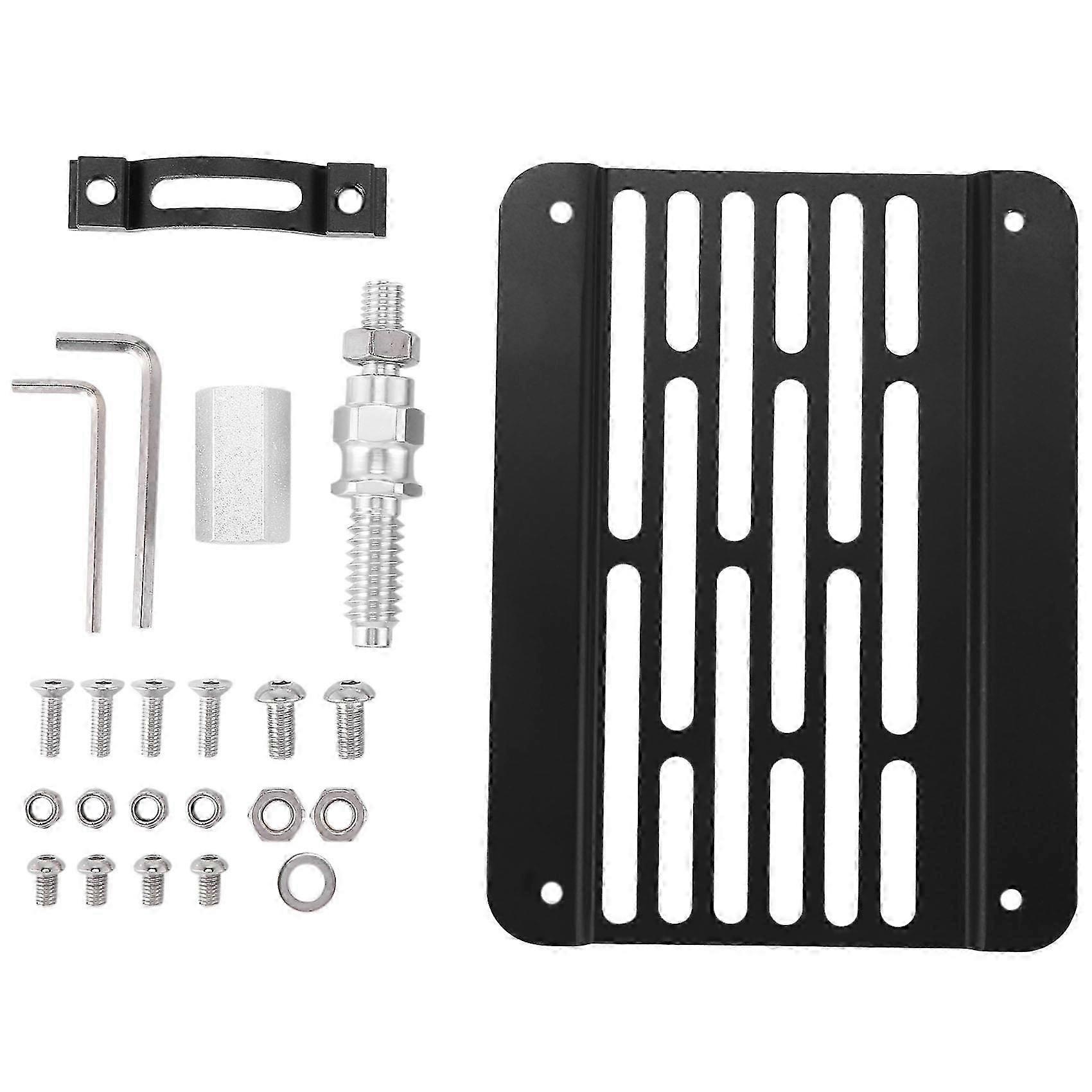 Bumper Tow Hook License Plate Frame Holder Relocator Mounting Bracket For 2015-Up Fr-S 2013-Up Edition 0710