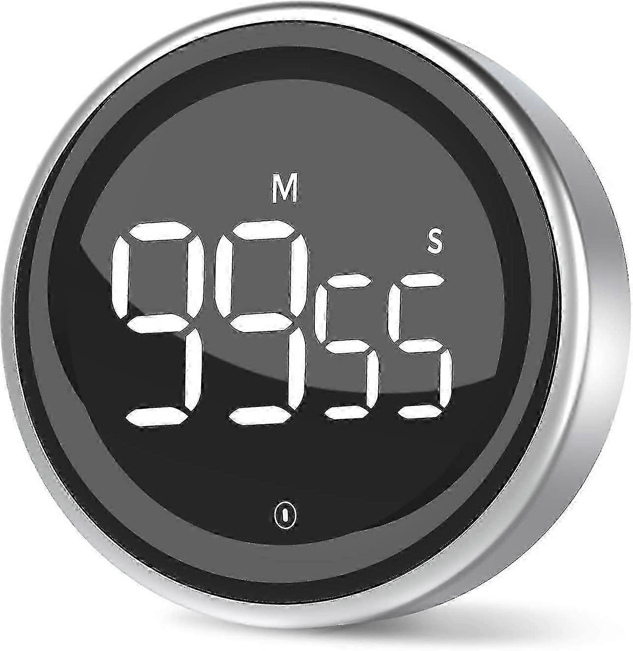 Kitchen Timer Digital Magnetic Countdown Timer Up To 99 Minutes, Rotary One Button Operation