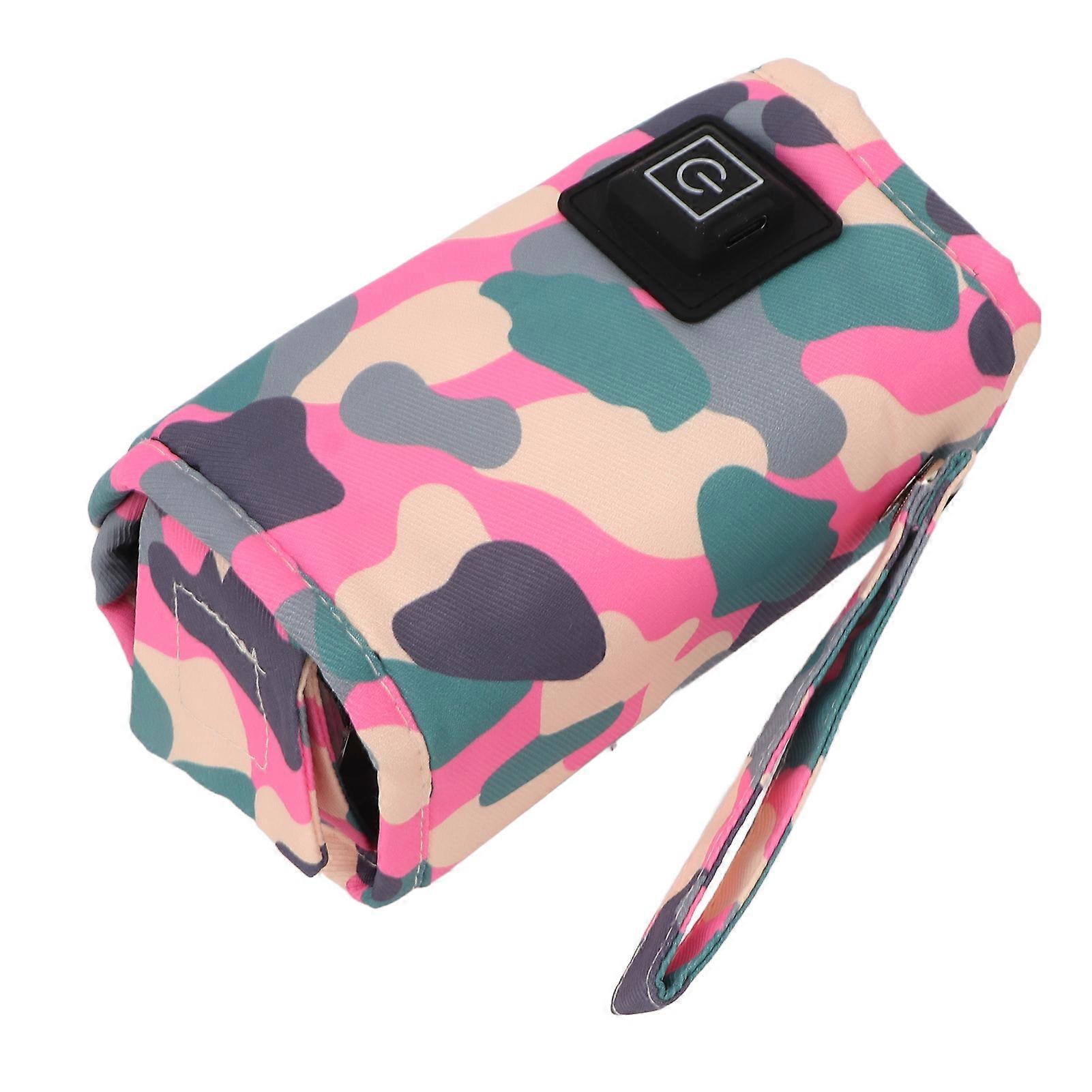 USB Baby Bottle Warmer Three Levels Temperature Adjustment Hook and Loop Design Portable Bottle Warmer 