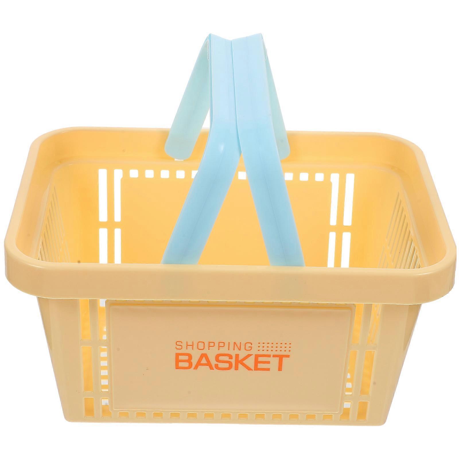 Supermarket Grocery Container Handheld Shopping Baskets For Home Organization PP Material 1Pcs