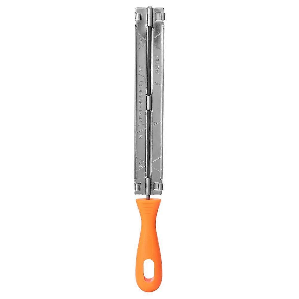 Chainsaw Sharpener, Chainsaw File, 4mm Mechanical Chainsaw Sharpening Files with Plastic Handle, Woodworking Chainsaw Tool