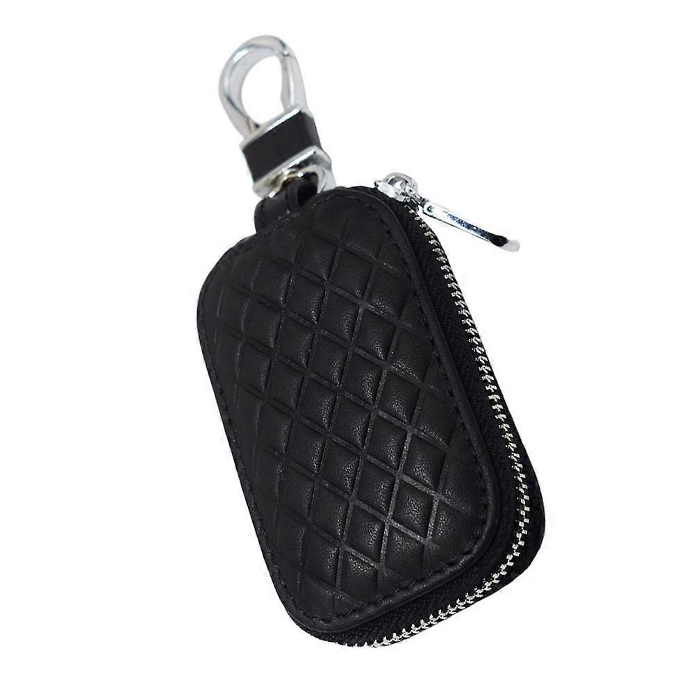 Durable Black Car Key Bag with Hanging Clasps for Convenient Storage, Perfect Gift for All Car Keys