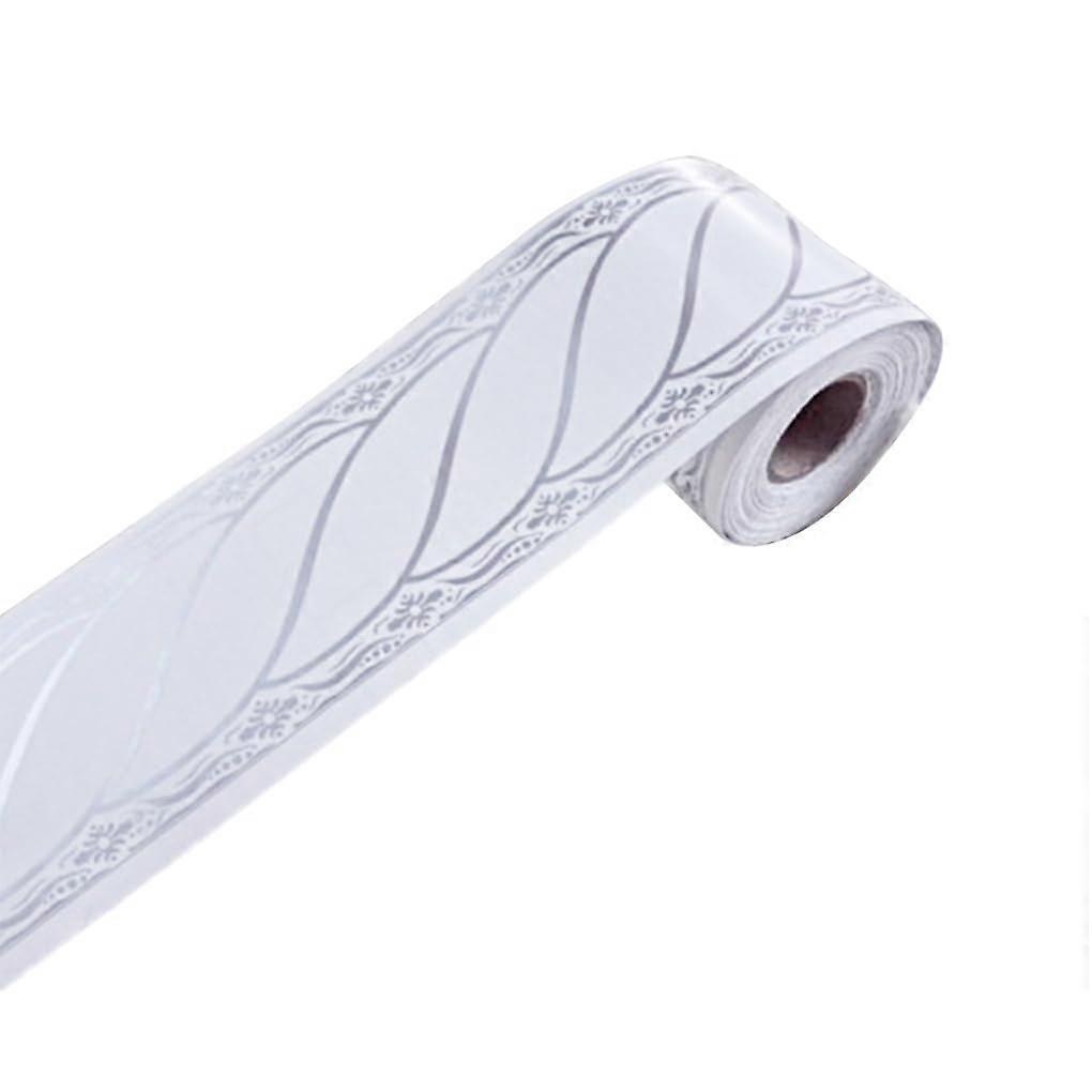 Easytoapply PVC wallpaper borders add a touch of elegance. Selfadhesive PVC wallpaper border, wide application, as shown 5013.