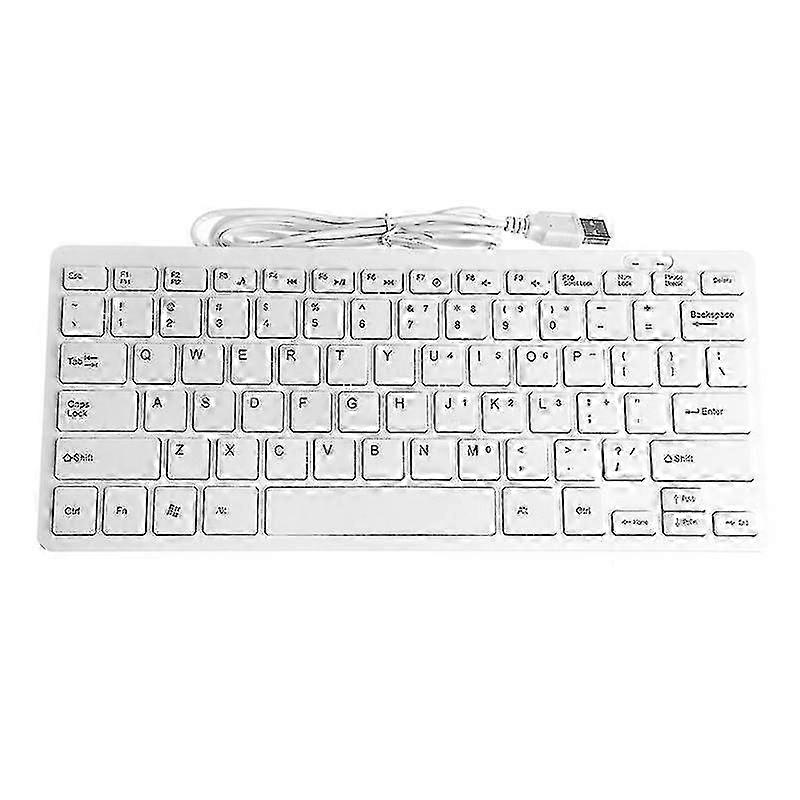 AURA Mini Slim Multimedia Usb Wired External Keyboard For Notebook Laptop Pc Computer
