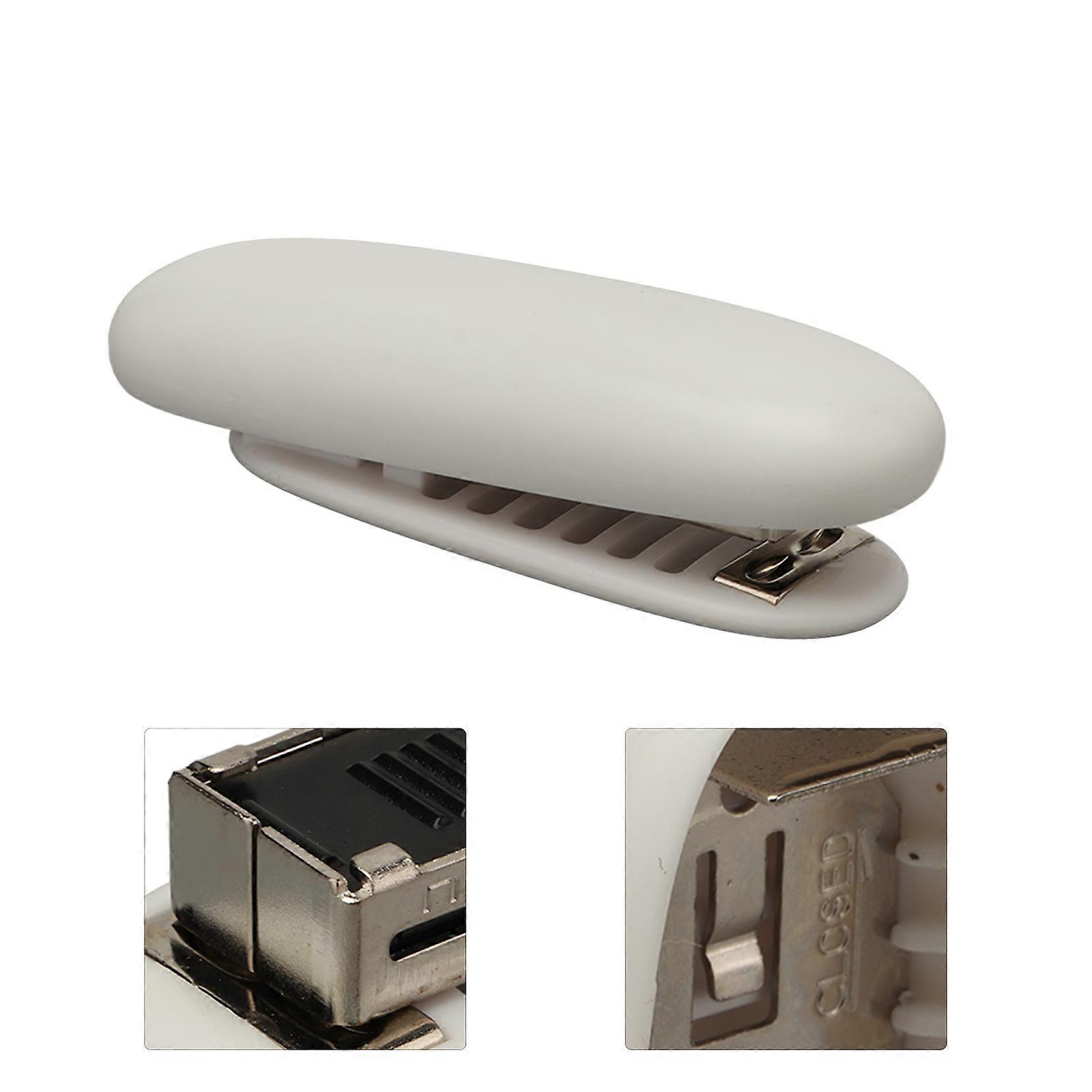 Mini Stapler Leverage Structure Save Labour Foldable Portable Stapler for Office School HomeWhite