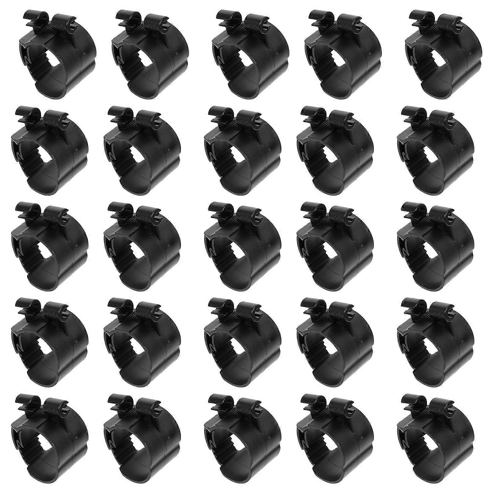 Pipe Clamp Set Central Air Conditioner Clip Tube Strap Water Pipe Fixing Adjustable 25Pcs