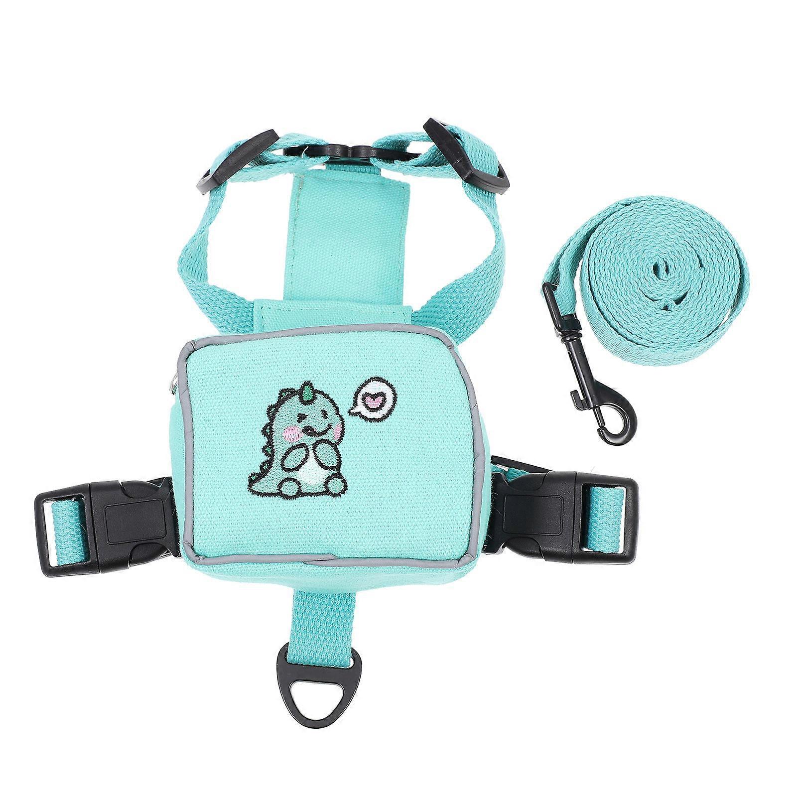 Decorative Pet Harness Cat Leash For Walking Pets Backpack Style Neck Circumference 24-34 Cm Training Function 1Set