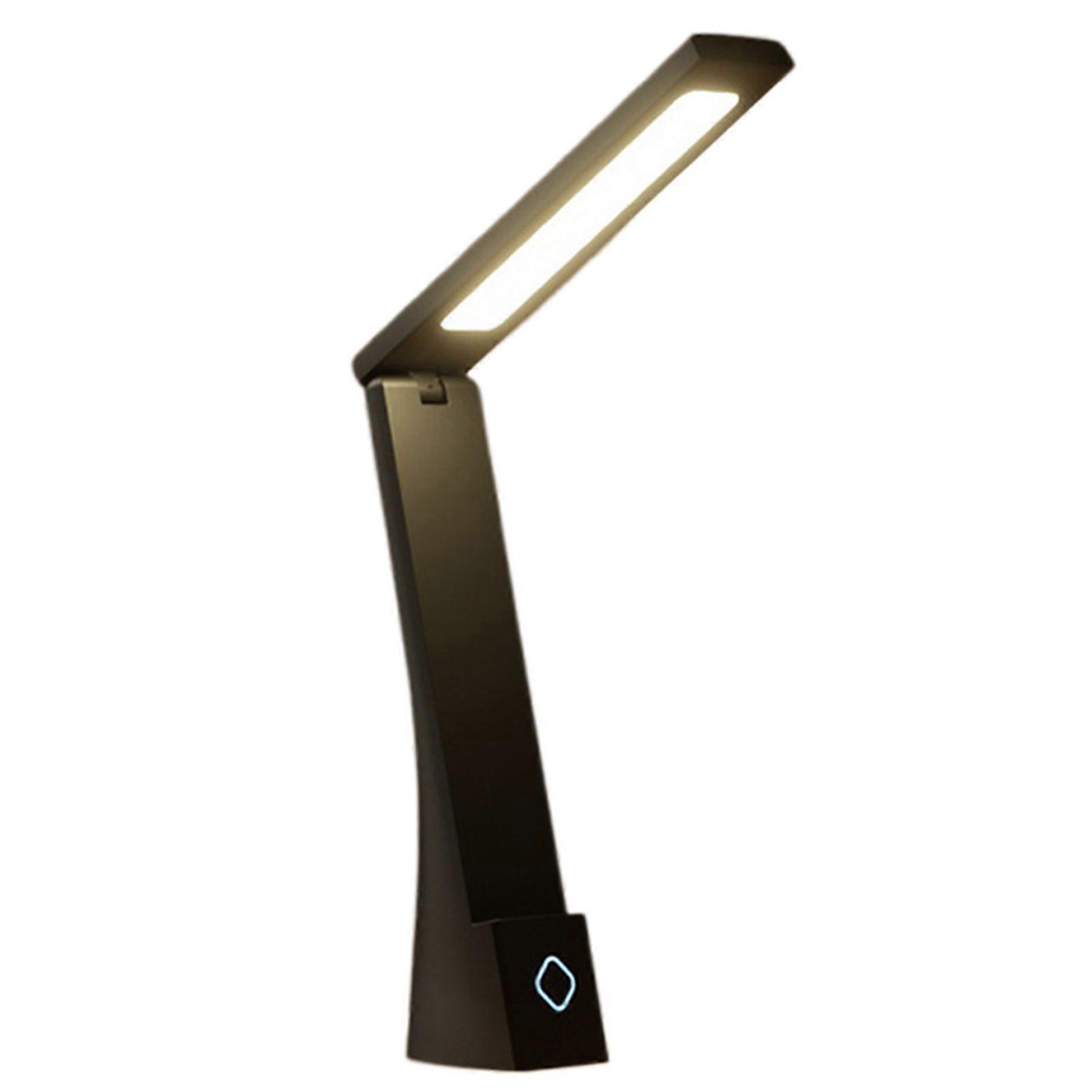 Foldable Study 3 Dimmable Light Effects Lamp - USB Rechargeable LED Table Light, Eye Protection for Students, Bedside Reading