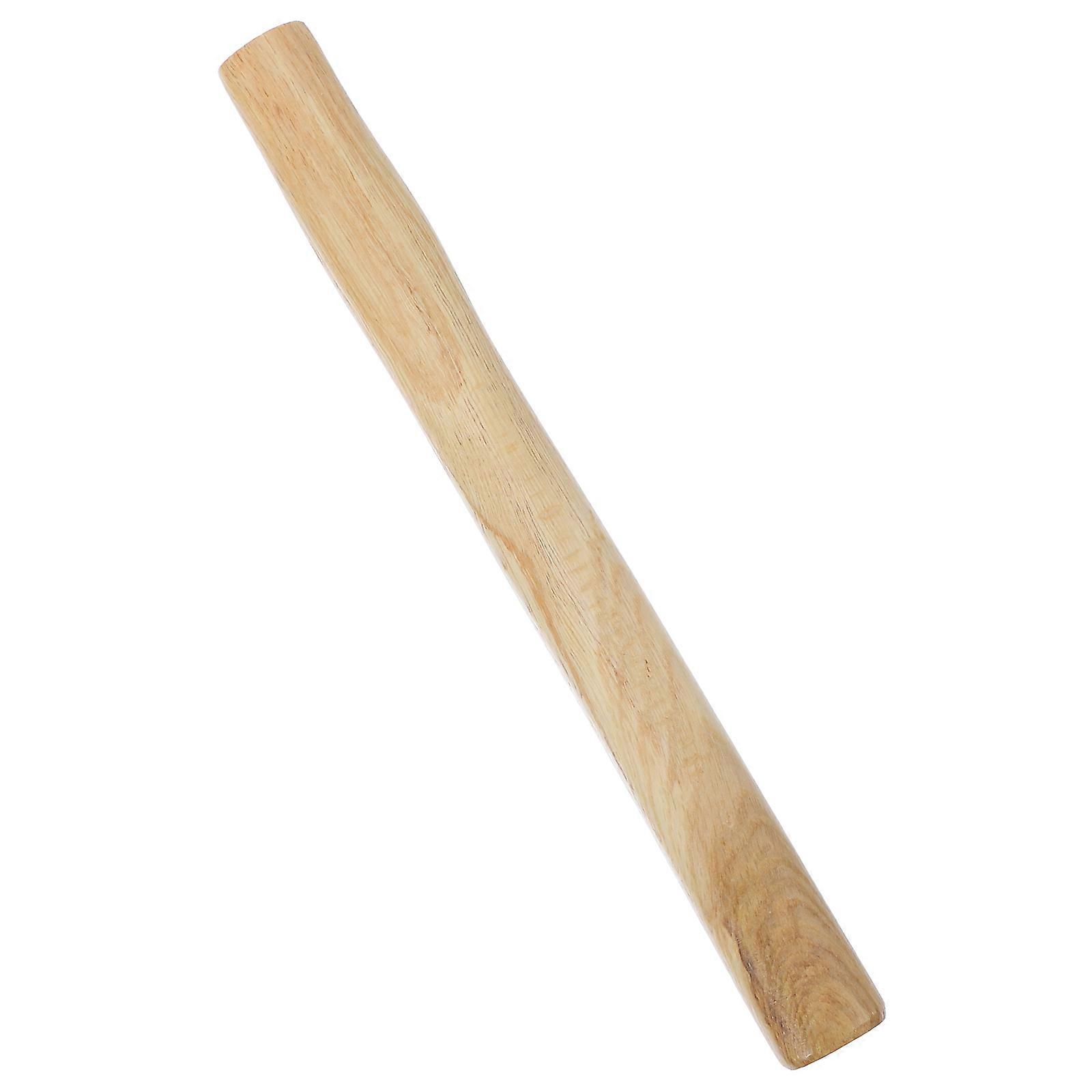 Hammer Handle Replacement Wood Handle For Hammer Khaki 31.60X3.20X2.30CM Durable Octagonal Humanized Design 1Set