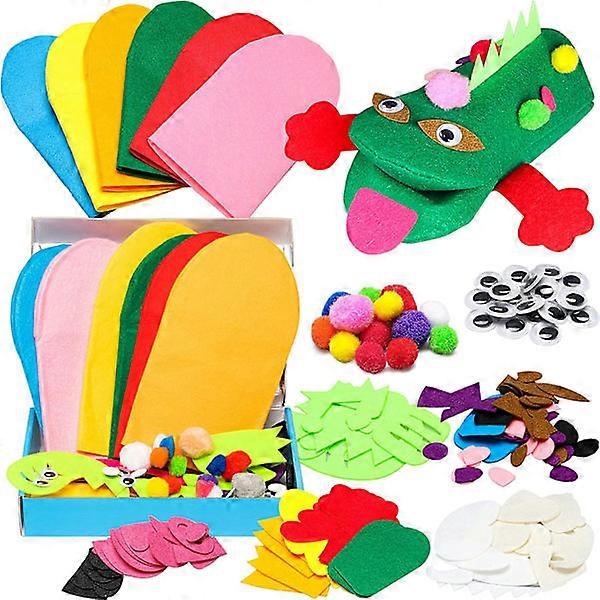 DIY felt hand puppet kit for children