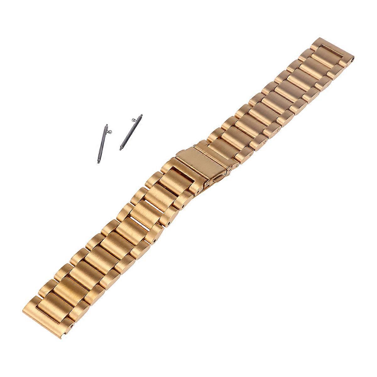 Stainless Watch Strap For Men Women Three Pearl Design 1Set