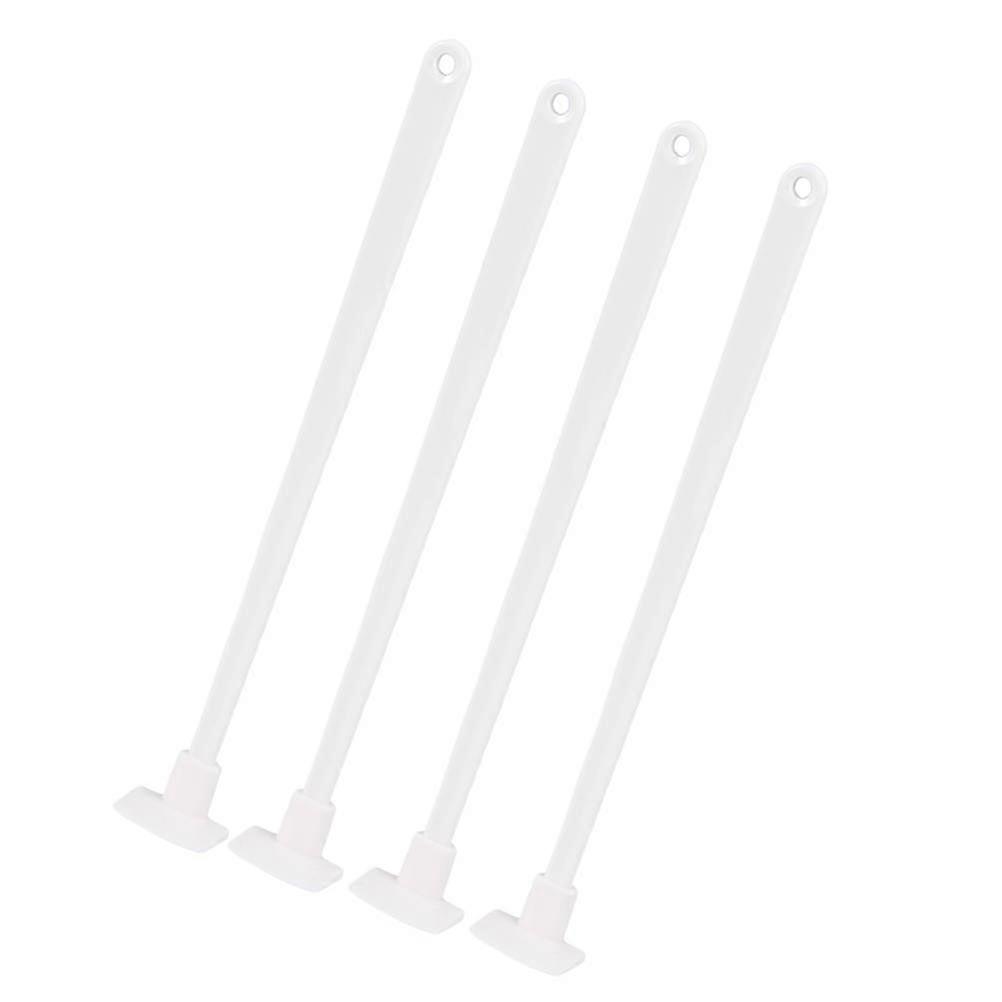 Japan Spatula for Kitchen Use Long Handle Bottle Set of 4 White PP Material 7.87 Inches