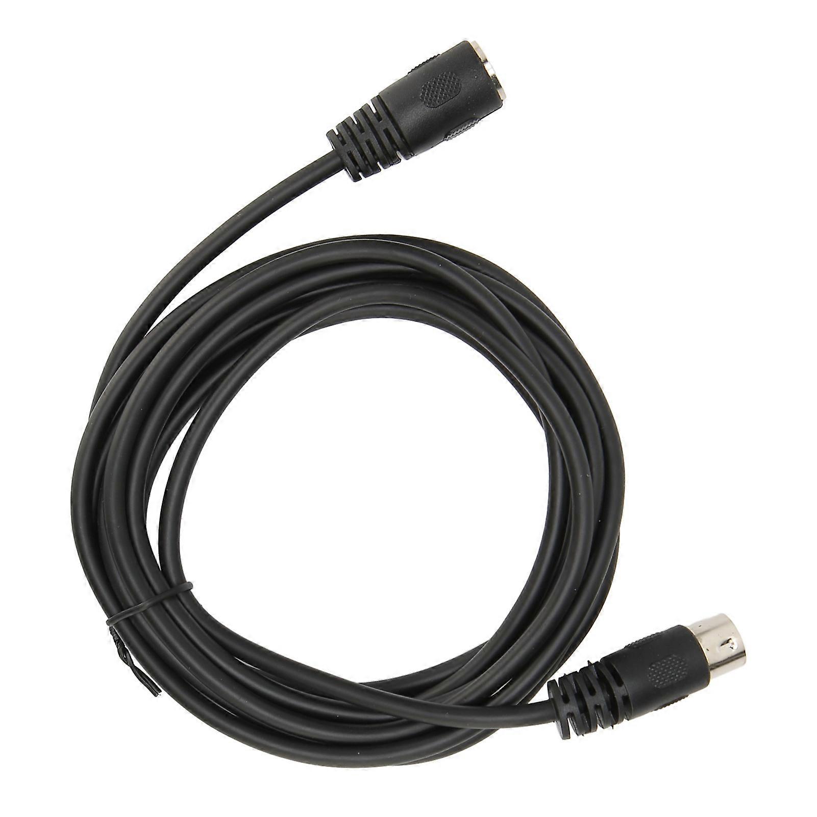 6 Pin DIN Male to Female Cable Sound Data Signal Connection Extension Cord for Digital Sound Devices 3 m / 9.8ft 