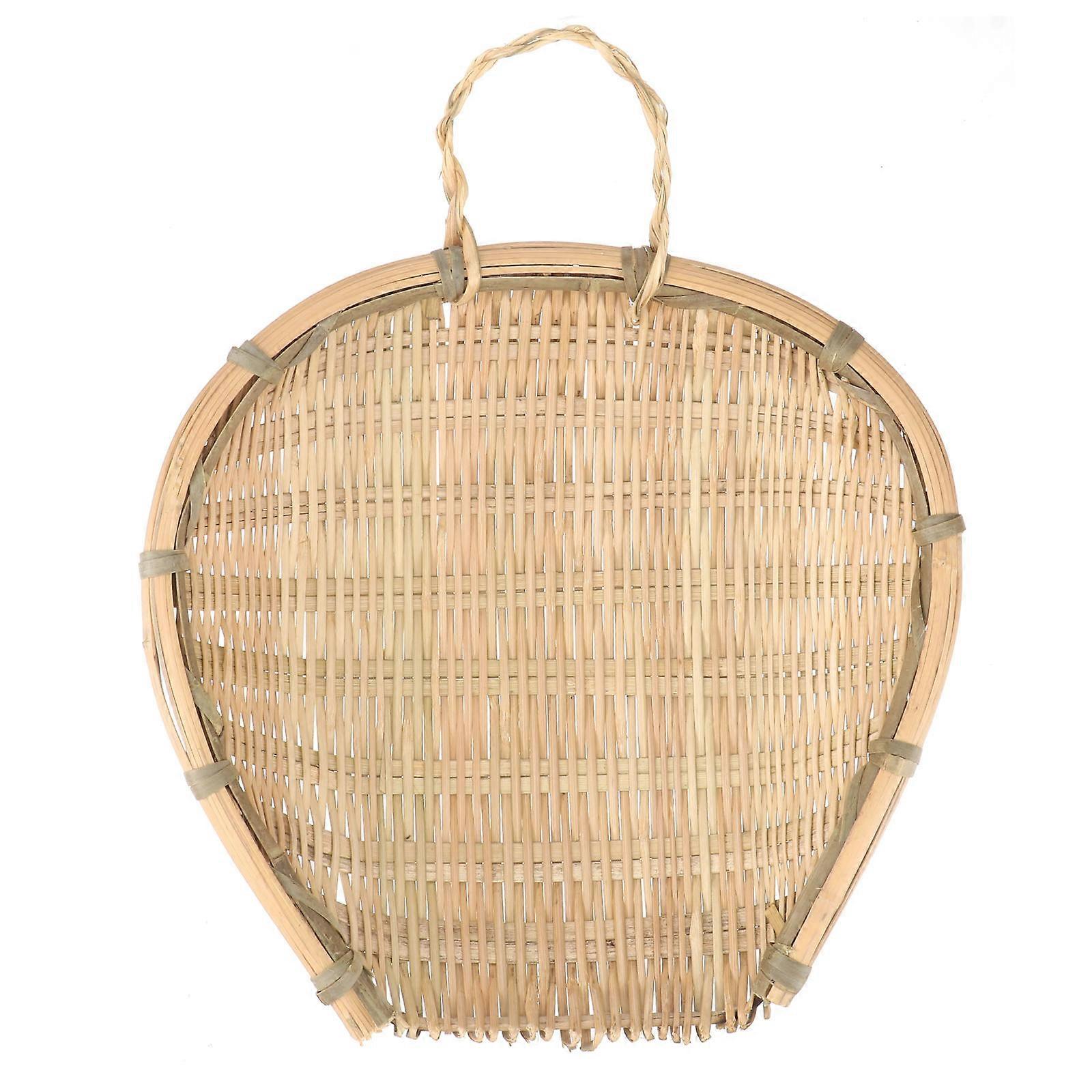 סל ניקוז מזון ארוג 1Pack כלי כביסה למטבח 30.00X31.00X12.00 ס"מ צבע מגוון לאחסון מזון